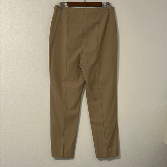 Talbots Hollywood Pullon Pants Womens 10 Stretchy Zip Straight Leg High Rise - Picture 4 of 12